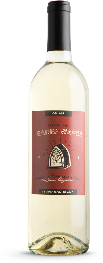 Radio Waves Wines - Wine Bottle Clipart (500x1186), Png Download
