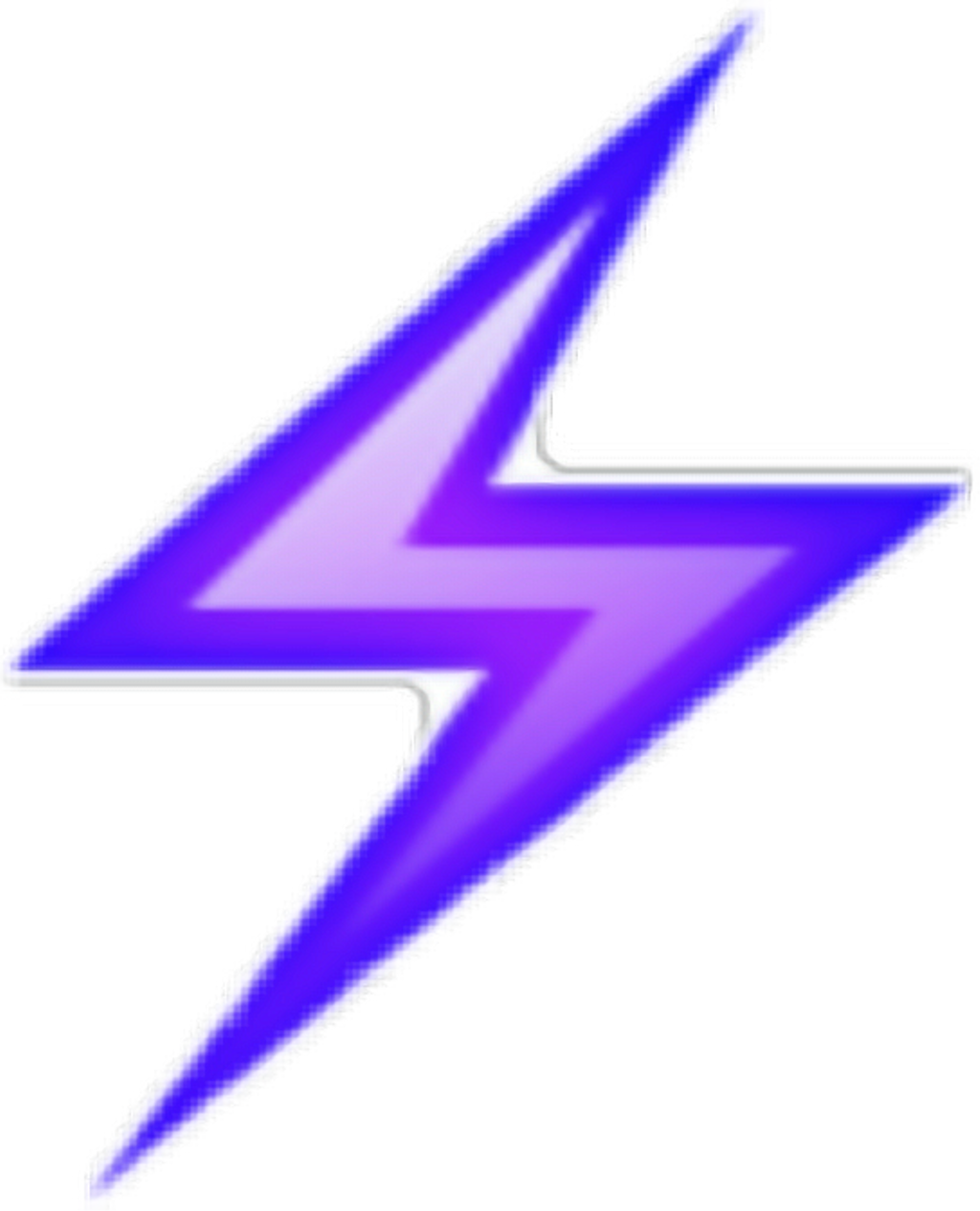 #rayo #electricity #emoji - Iphone Emoji Logo Png Clipart (1024x1265), Png Download