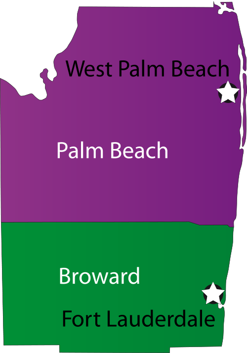 Florida Map - Poster Clipart (500x713), Png Download