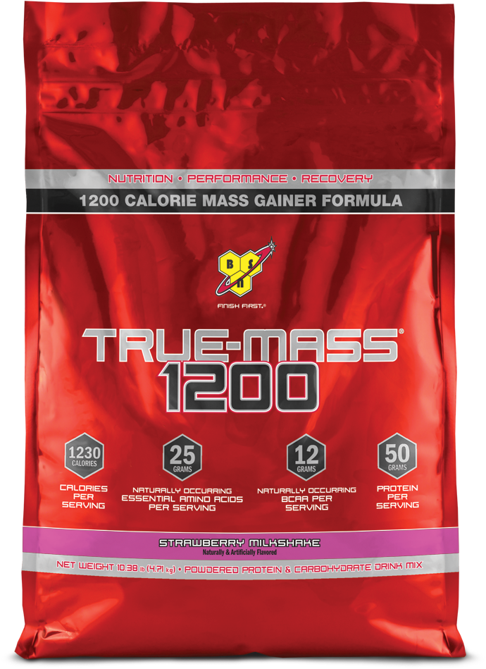 True Mass - True Mass 1200 Strawberry Milkshake Clipart (800x1000), Png Download