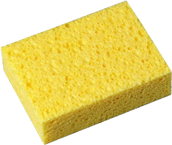 Washing Sponge Png - Yellow Sponge Clipart (817x685), Png Download