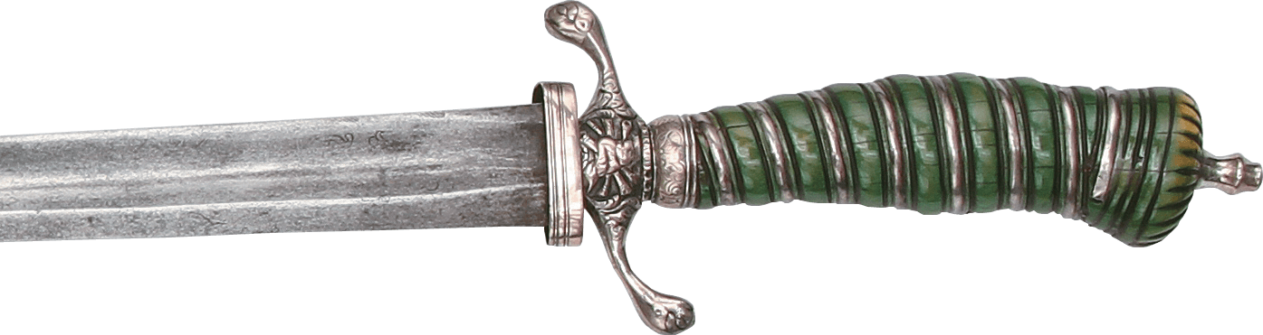 George Washington Carried This Sword During The Latter - George Washington's Sword Clipart (1395x371), Png Download