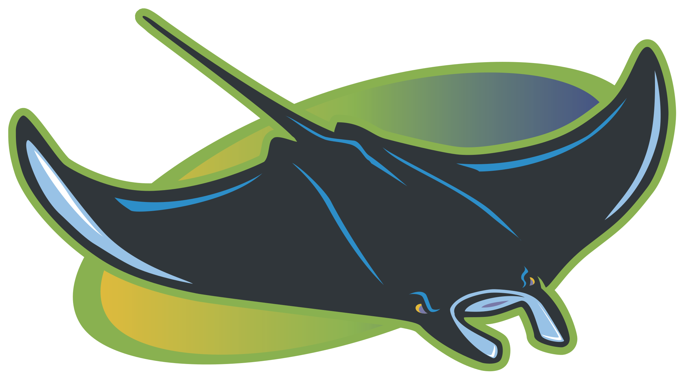Tampa Bay Devil Rays Logo Png Transparent - Devil Rays Logo Png Clipart (2400x2400), Png Download
