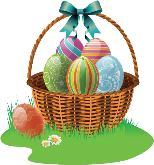 Clip Art Easter Basket - Png Download (612x612), Png Download