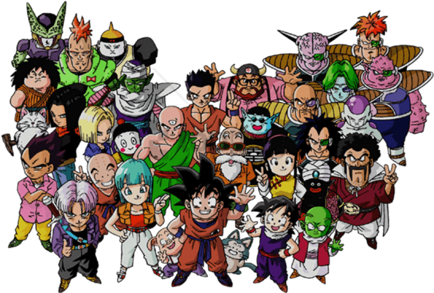 Free Png Dragon Ball Z Png Image With Transparent Background - Dragon Ball Z Transparent Clipart (851x575), Png Download