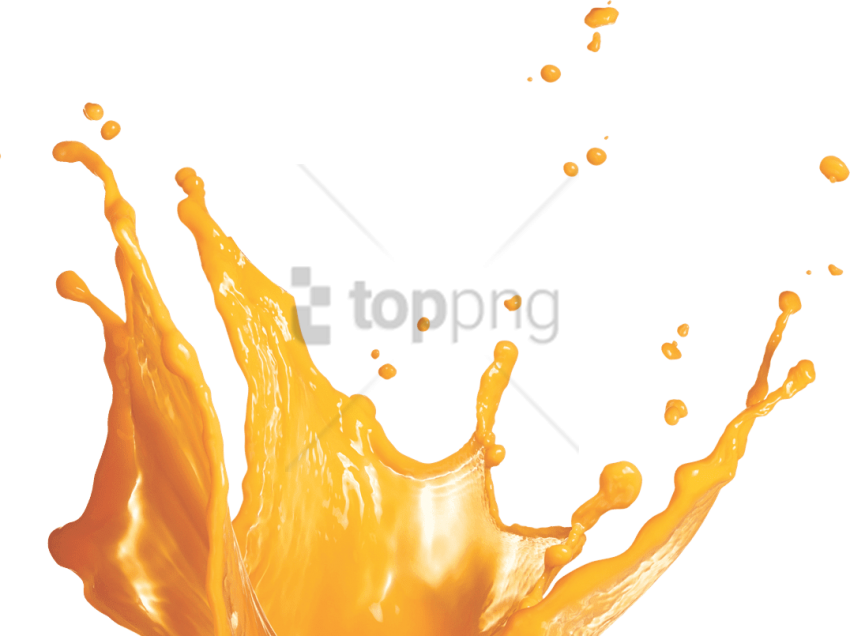 Free Png Orange Juice Splash Png Png Image With Transparent - Splash Juice Png Clipart (850x636), Png Download