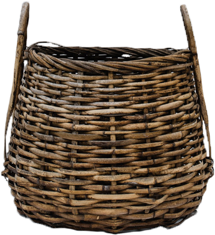 Storage Basket Clipart (640x800), Png Download