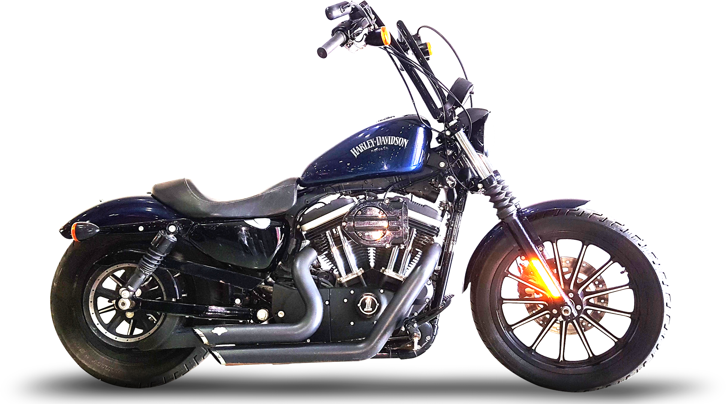 Harley Davidson Sportster 883 Images - Harley Nightster 2012 Clipart (2444x1361), Png Download