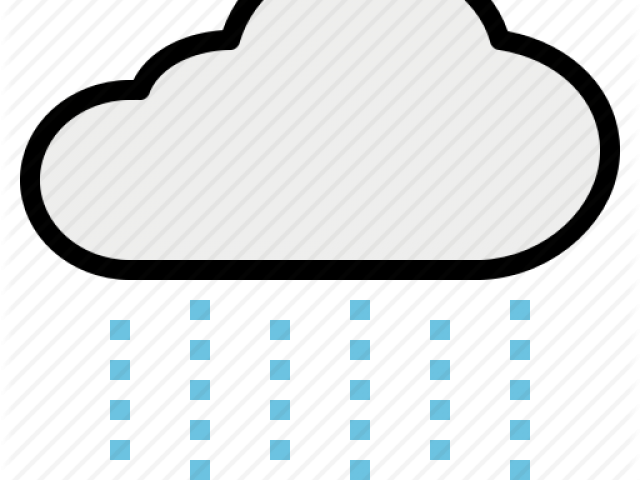 Raindrops Clipart Drizzle Rain - Png Download (640x480), Png Download