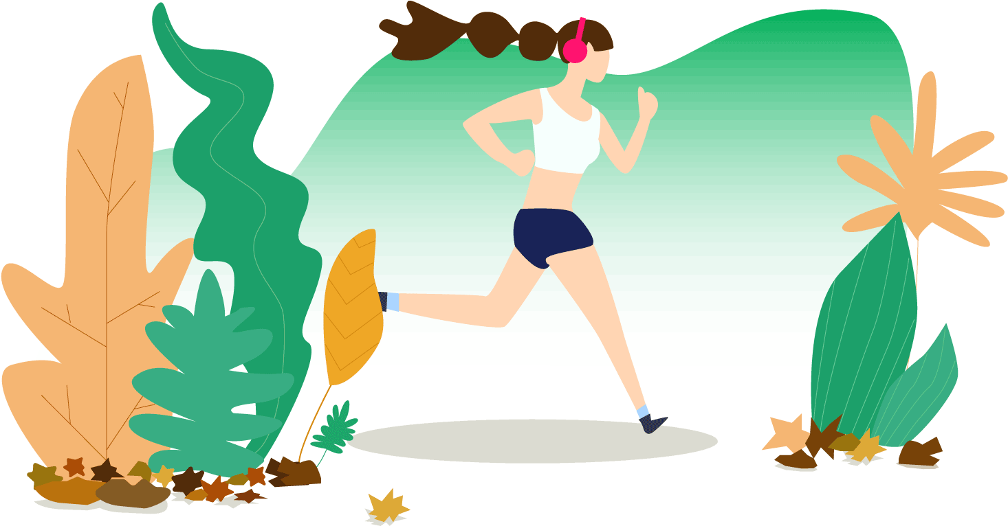 Running Sport Character Exercise Png Image And Clipart - Illustration Transparent Png (2000x2000), Png Download