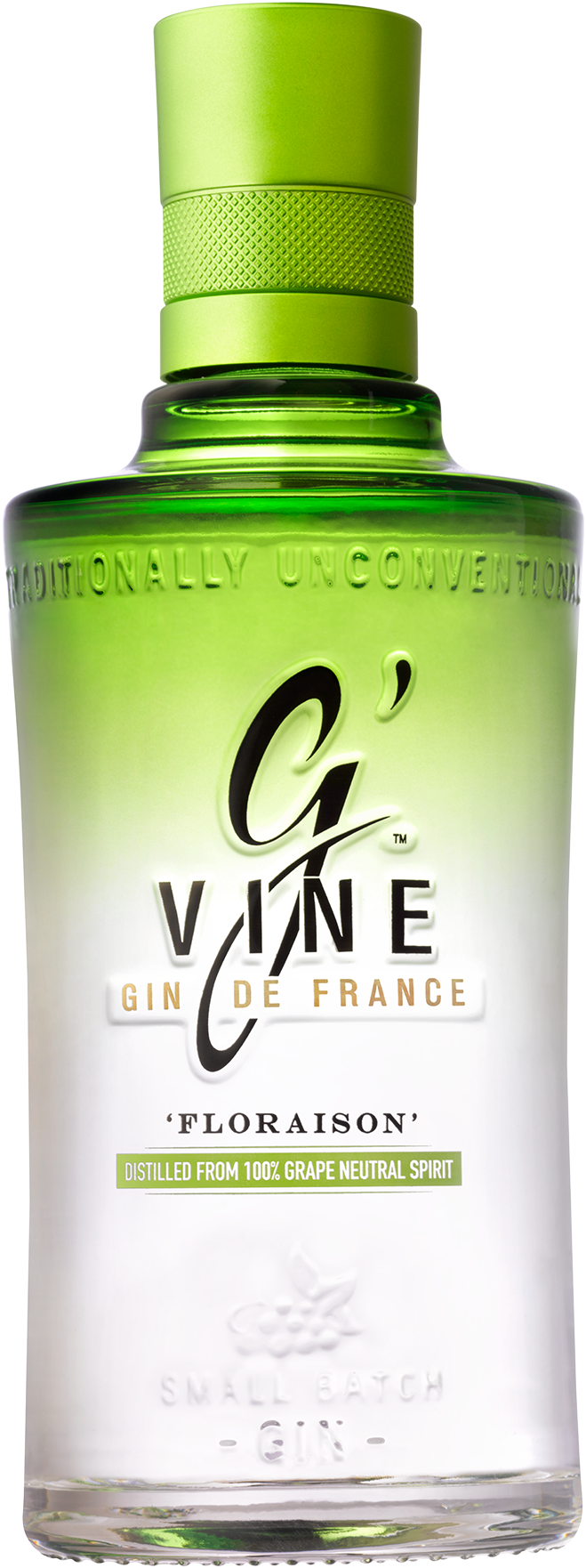 Bottle-floraison - Gvine Gin De France Clipart (791x1772), Png Download