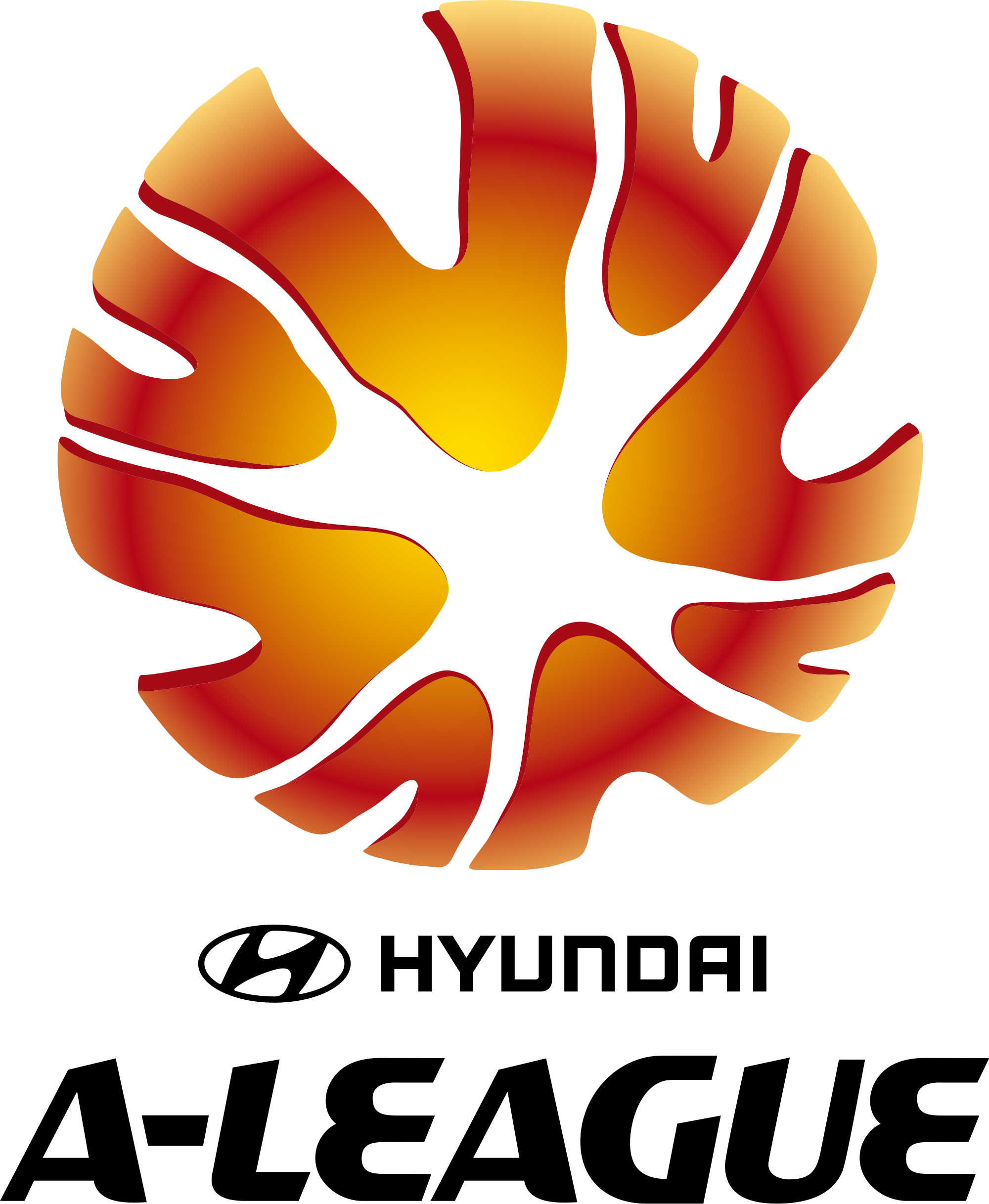 2012 13 A League Power Rankings - Hyundai A League Logo Png Clipart (2000x2435), Png Download