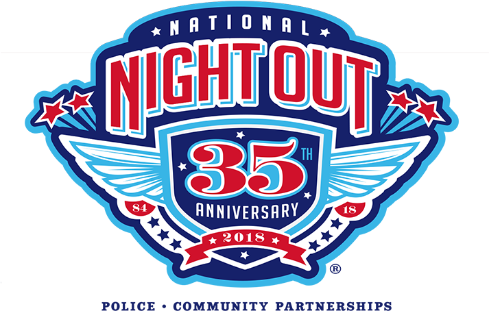 National Night Out 2018 Logo - National Night Out 2018 Clipart (712x500), Png Download