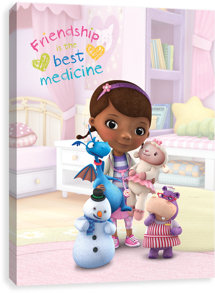 Doc Mcstuffins Transparent Background Clipart (1280x1280), Png Download