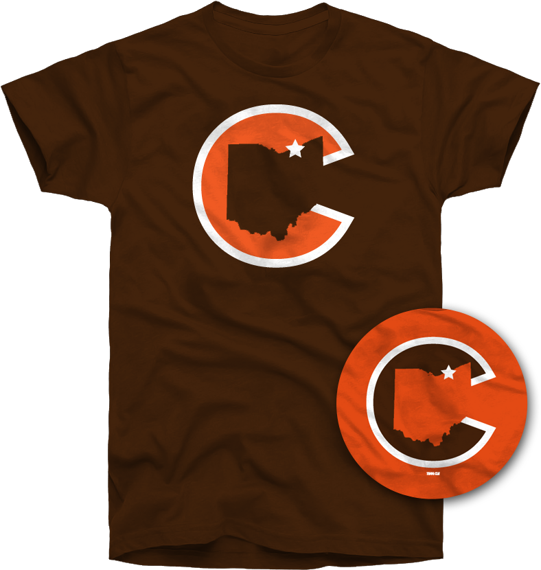 Browns C Logo Tee - Cleveland Browns Rebuilding Since 1964 Clipart (900x900), Png Download