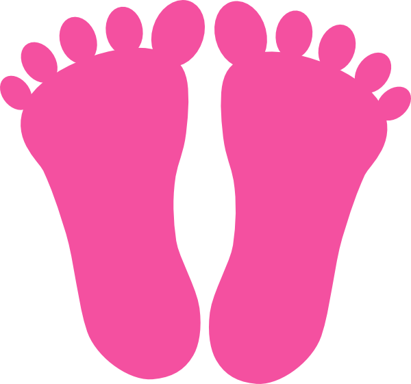 Small - Brown Footprint Clipart - Png Download (600x561), Png Download