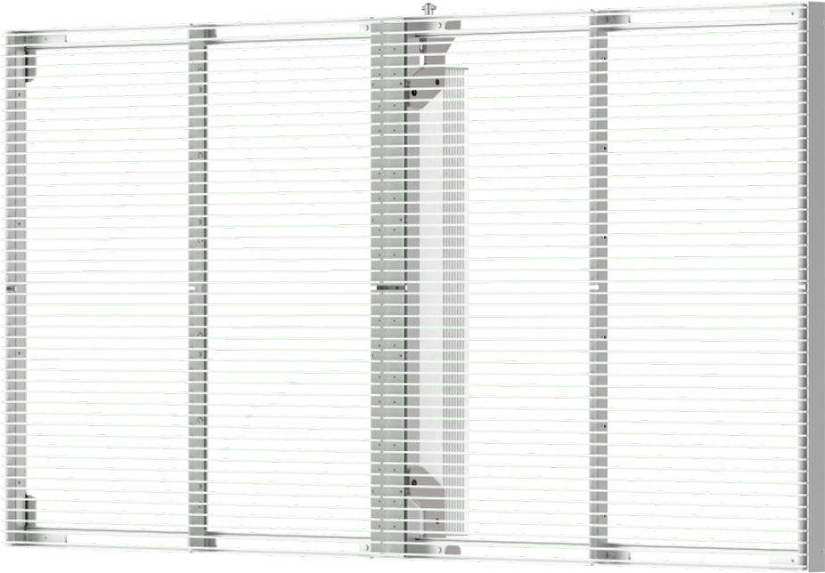 Transparent Led Screen - Philip A. Hart Plaza Clipart (1052x907), Png Download