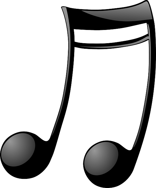Music To Light A Village - Music Notes Clipart (530x640), Png Download