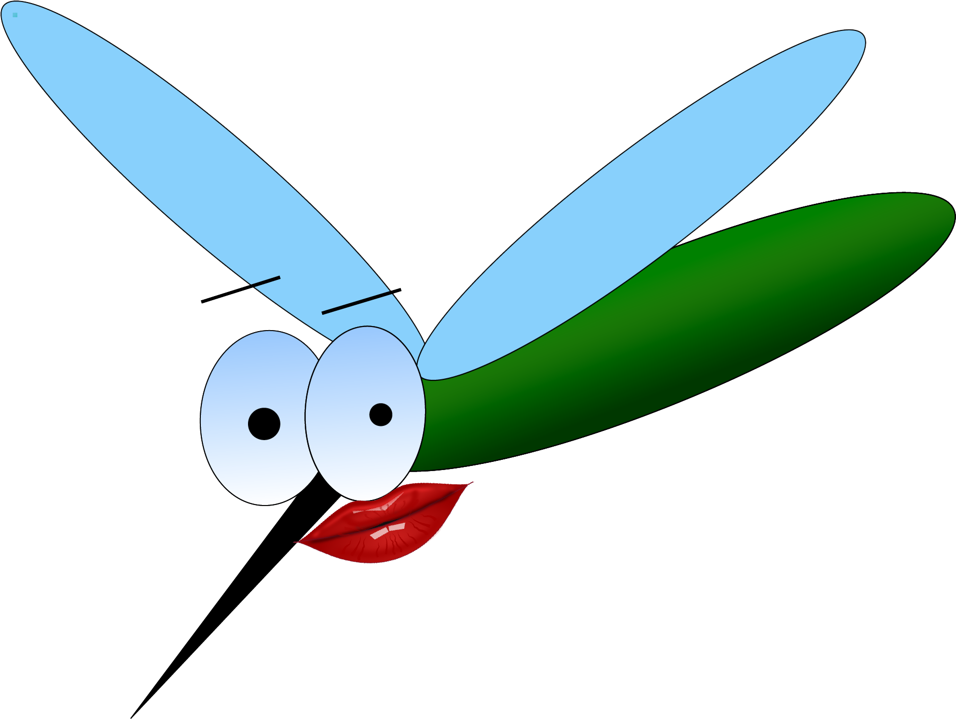 Knowing The Female Mosquito - Dragonfly Clipart (2150x1660), Png Download