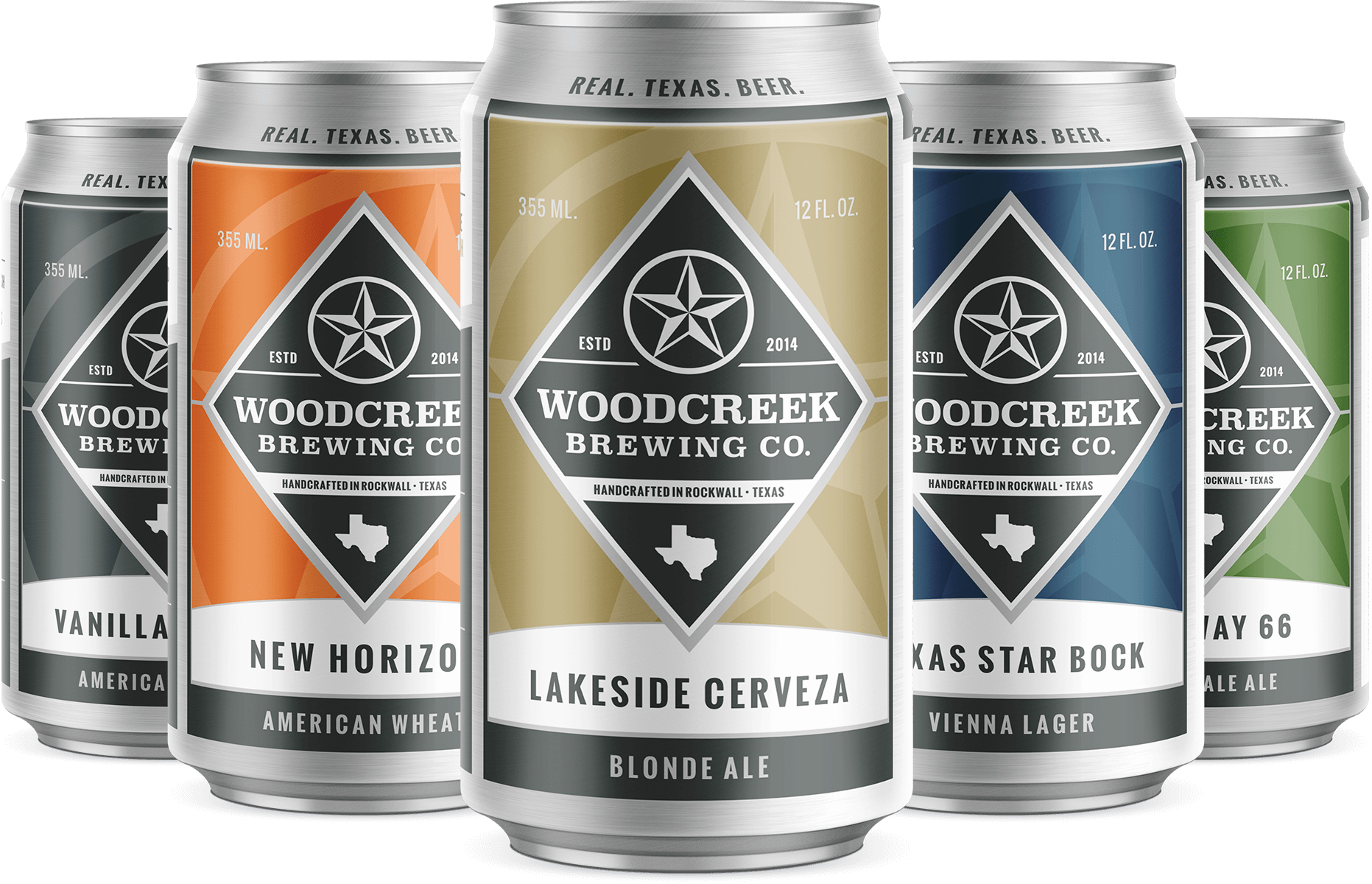 Real Texas Beer Cans - Texas Brewery Clipart (1863x1200), Png Download