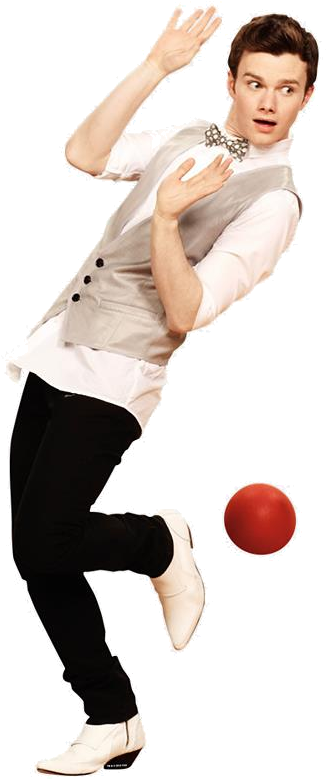 Image Kurt New Png Glee Tv Show - Glee Dodgeball Png Clipart (416x926), Png Download