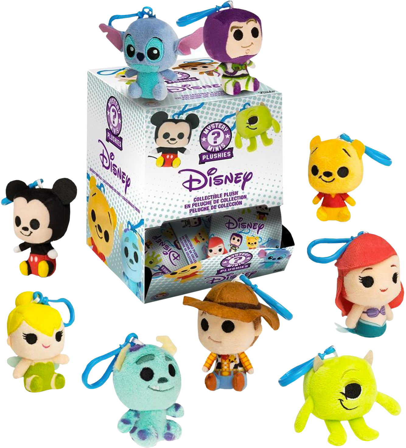 Disney / Pixar - Funko Mystery Minis Plush Clipart (1334x1471), Png Download