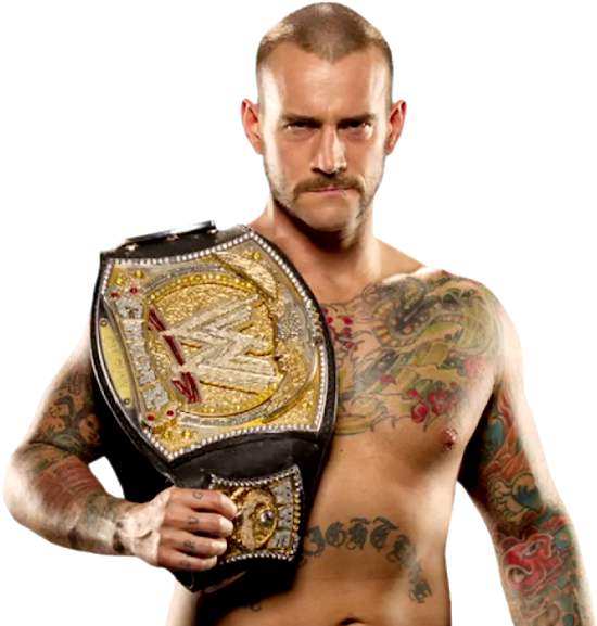 Wwe Cm Punk - Cm Punk Wwe Championship Clipart (583x620), Png Download
