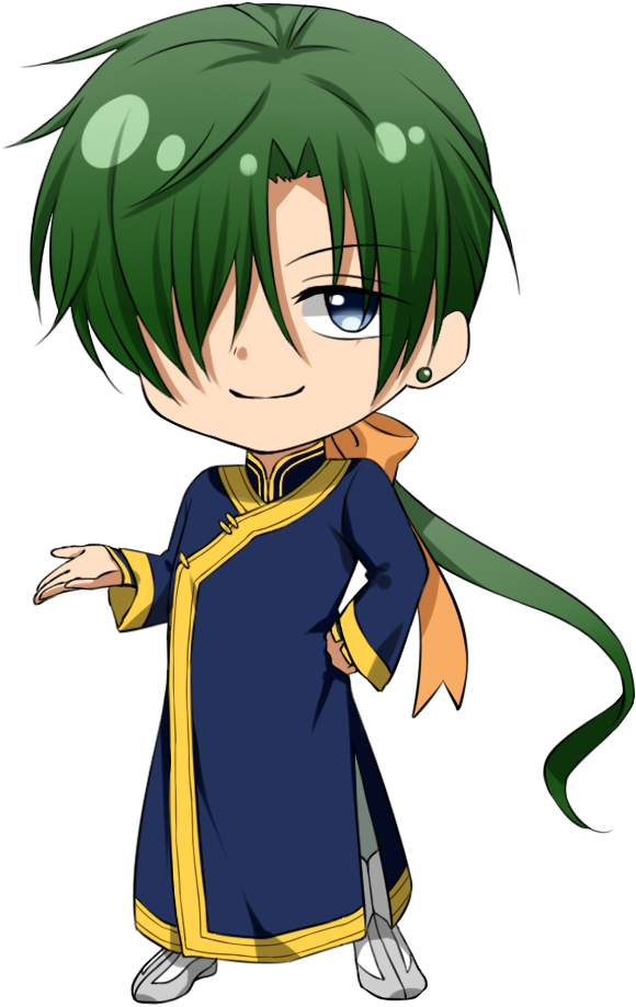 Manga Boy Clipart Transparent - Akatsuki No Yona Jae Ha Chibi - Png Download (965x965), Png Download