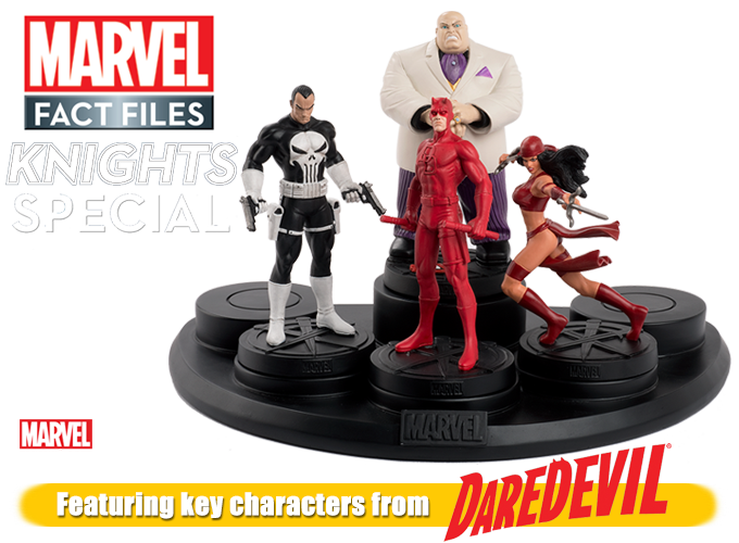Marvel Cosmic & Marvel Knights Mini-series - Marvel Fact Files Daredevil Clipart (680x500), Png Download