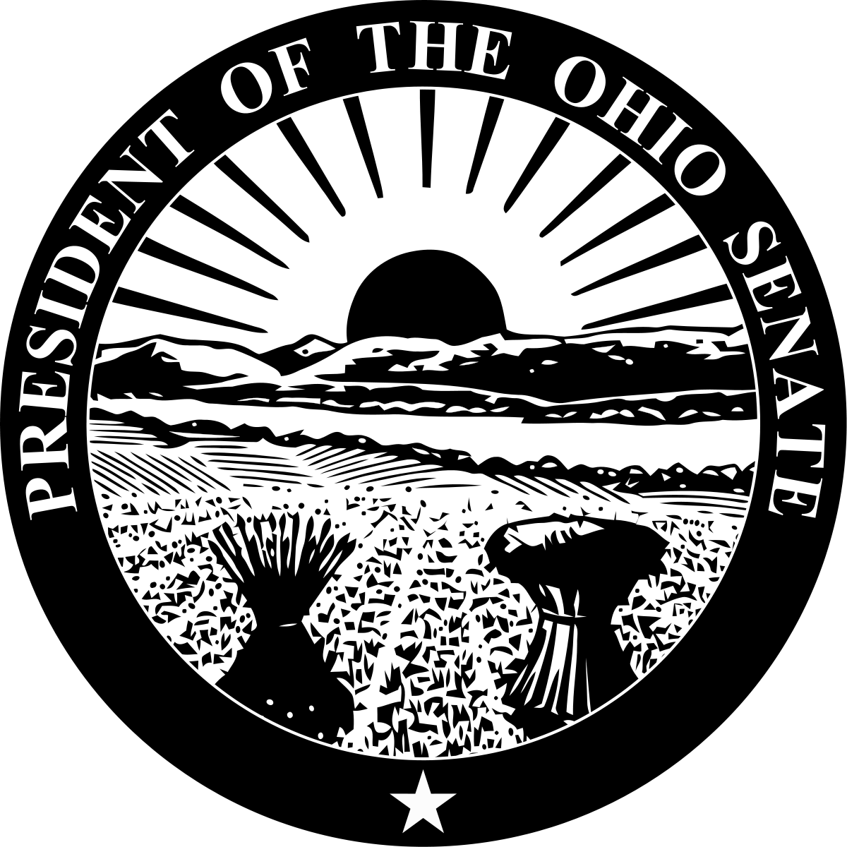 1200 X 1200 4 0 - Ohio State Seal Clipart (1200x1200), Png Download