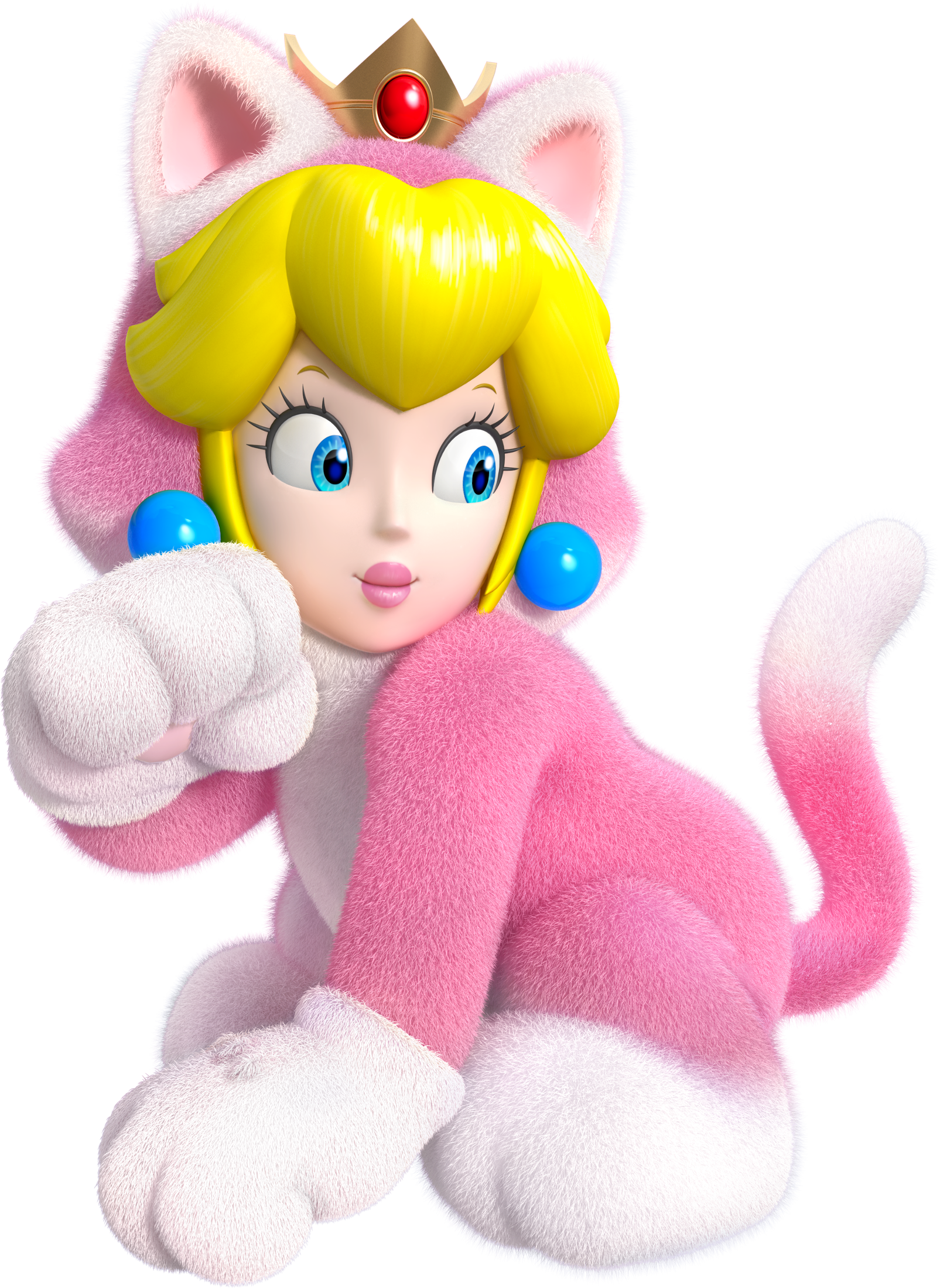Cat Princess Peach Mariod 3d World - Super Mario 3d World Cat Peach Clipart (1605x2200), Png Download
