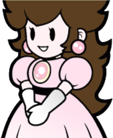 Princess Peach Clipart Transparent Tumblr - Paper Mario Peach Png (640x480), Png Download