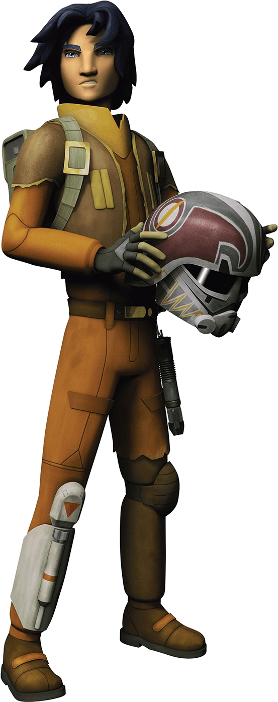 Star Wars Ezra Bridger Clipart (697x1445), Png Download