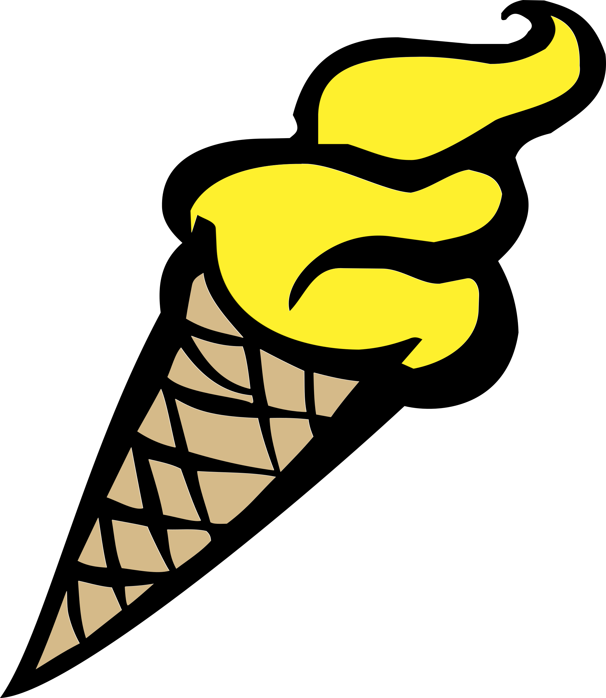 Svg Freeuse Stock Clip Art Billigakontaktlinser Info - Ice Cream Clipart Black And White Png Transparent Png (784x900), Png Download