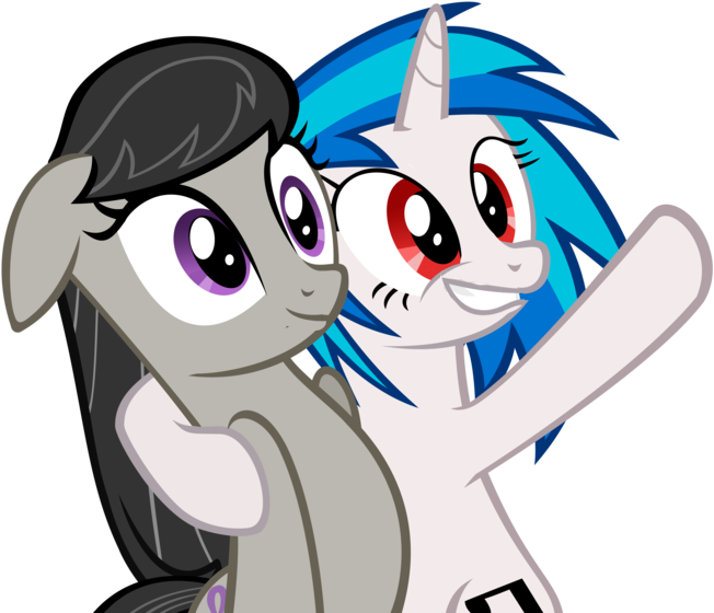 Download Dj Pon-3, Inverted Mouth, Octavia Melody, - Mlp Vinyl Scratch Memes Clipart (652x560), Png Download