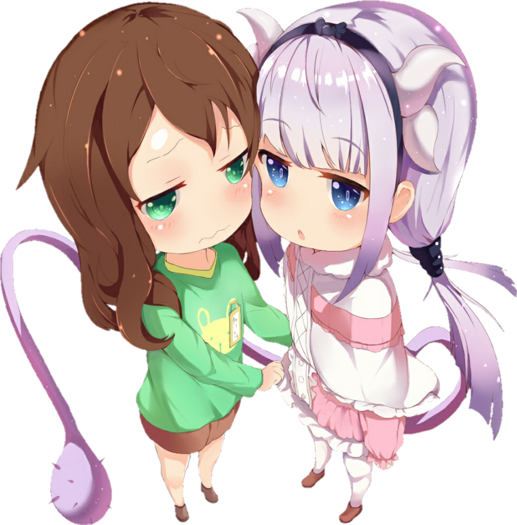 #kanna #kobayashisan #anime #waifu #anime2017 #waifu2017 - Kanna Kamui X Male Reader Clipart (1024x1039), Png Download