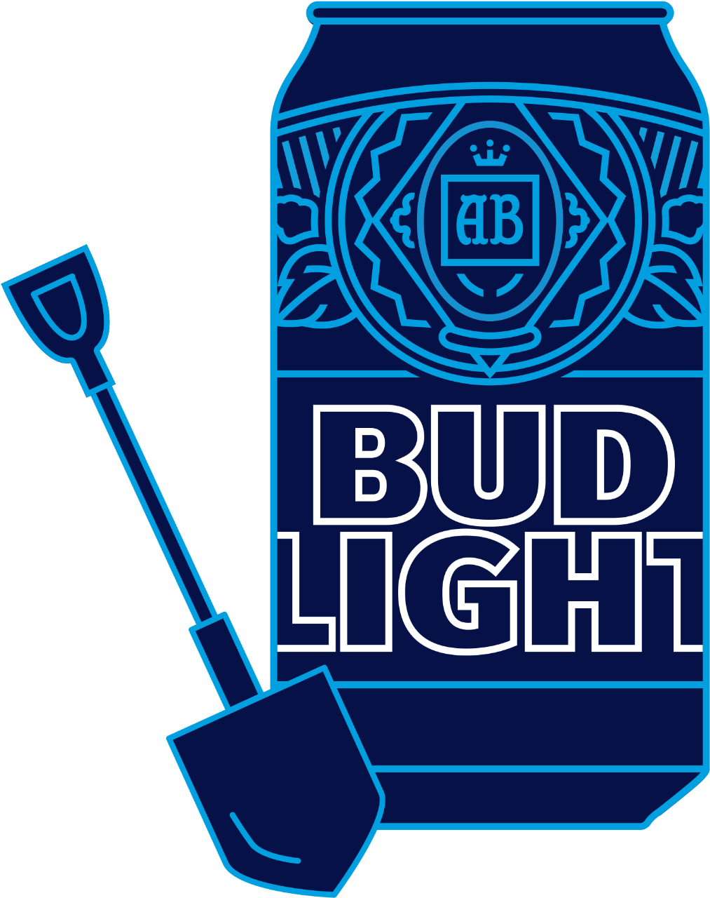 We Own Hops - Bud Light Corn Hole Board Clipart (1013x1280), Png Download