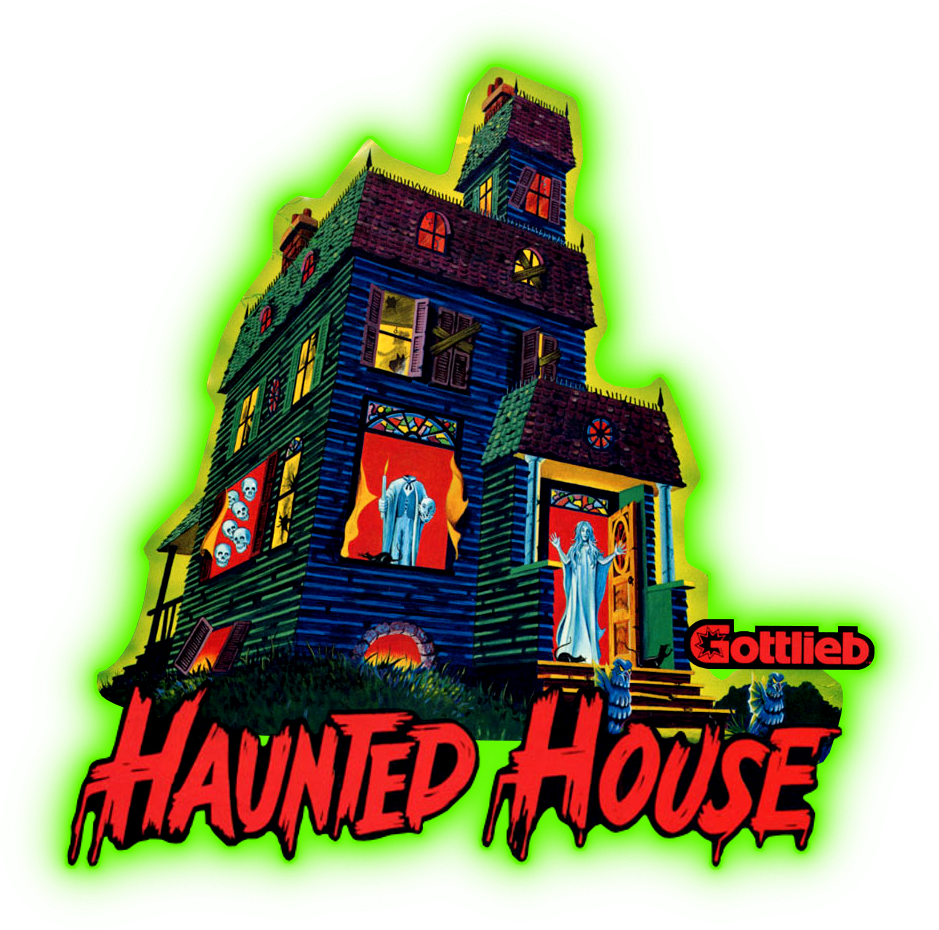 Haunted House Pinball Clipart (1200x1200), Png Download