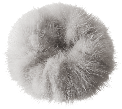 Scrunchie - Fur Clothing Clipart (800x800), Png Download