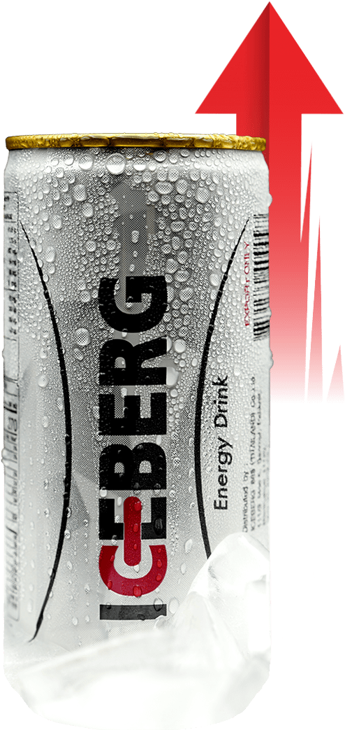 Iceberg-product - Iceberg Energy Drink Cambodia Clipart (520x1080), Png Download