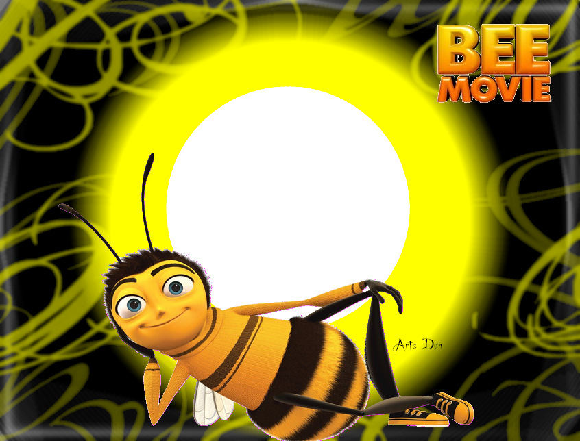 Moldura Bee Movie - Bee Movie Clipart (846x644), Png Download