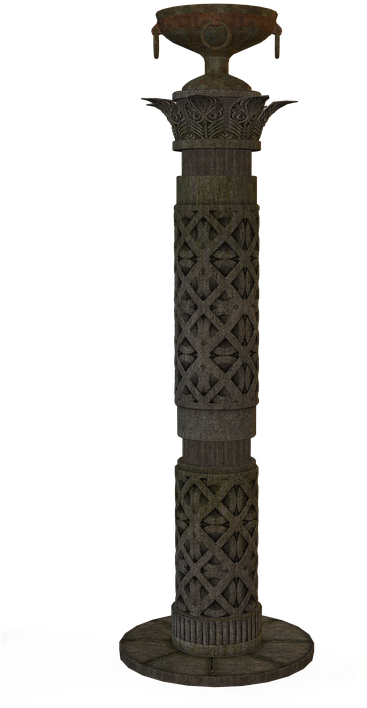 Stone Pillar Png - Png Pillar Clipart (428x720), Png Download