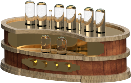 Nixie Tube Clock Kit - Bullet Clipart (800x600), Png Download