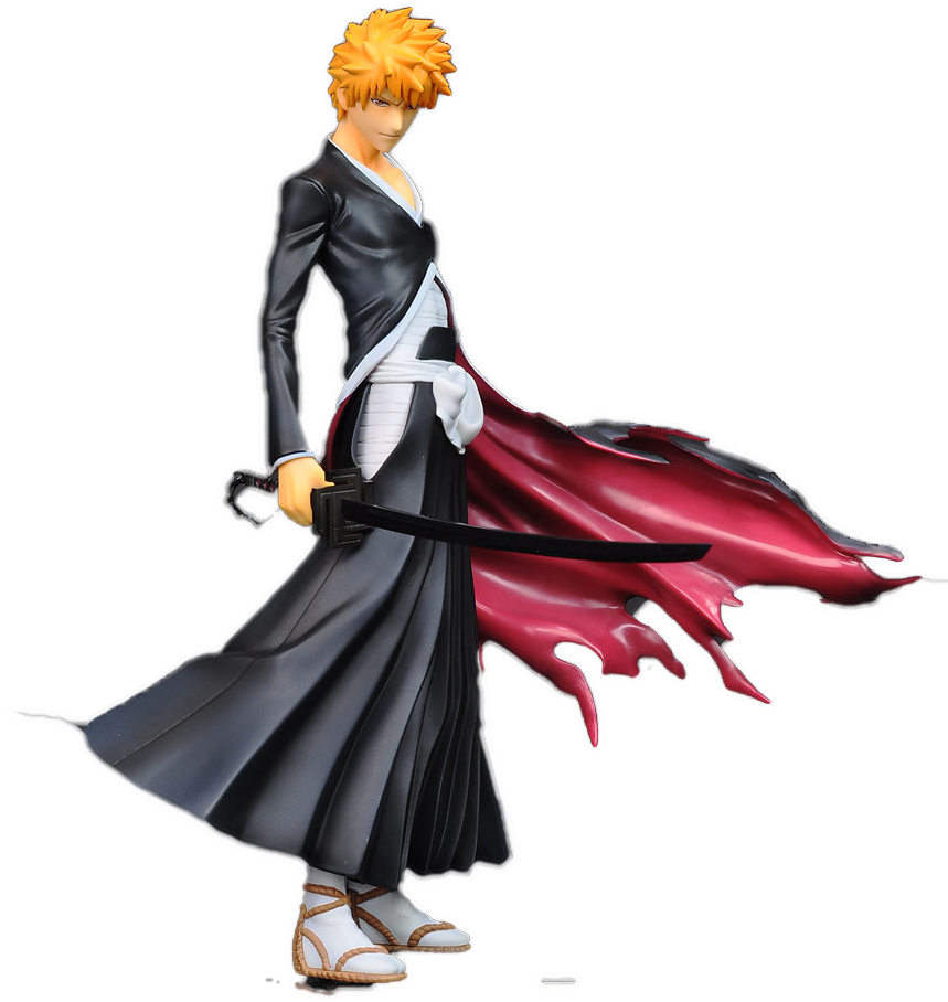 Ichigo Kurosaki Bleach Action Figure And Figures - Bleach Ichigo Action Figure Clipart (858x990), Png Download