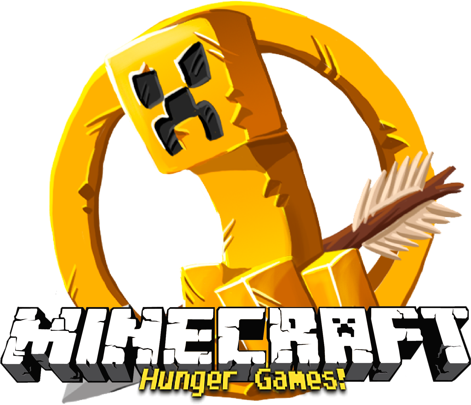 Arrow Right - Minecraft Hunger Games Logo Png Clipart (1920x1920), Png Download
