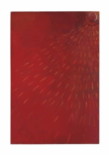 Jim Dine Red Light Bulb - Door Clipart (1265x625), Png Download