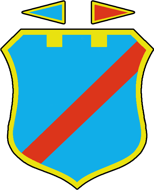 Light Blue Red Shield Clipart (609x641), Png Download