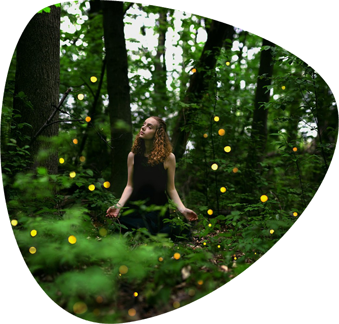 Fireflies Festival Camping - Circle Clipart (667x638), Png Download