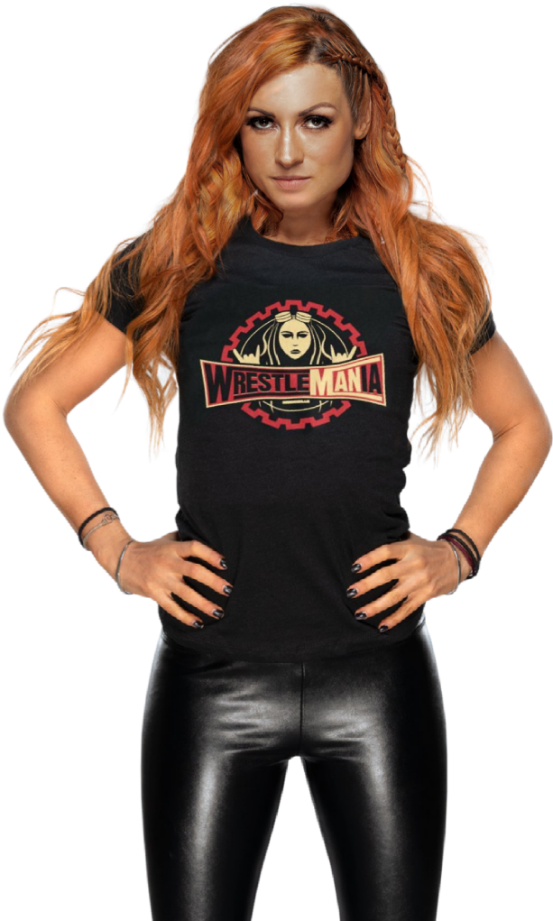 Becky Lynch Wrestle Man Ia T Shirt Png By Jvitorsantos05 - Becky Lynch Leather Pants Clipart (631x1024), Png Download