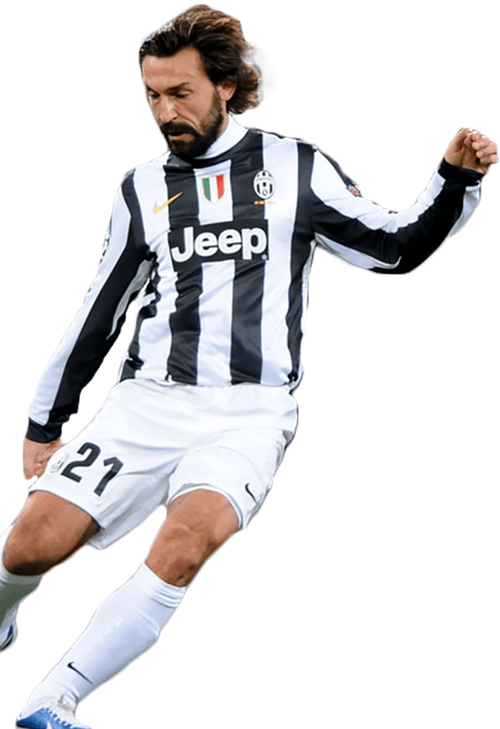 Andrea Pirlo - Player Clipart (563x820), Png Download